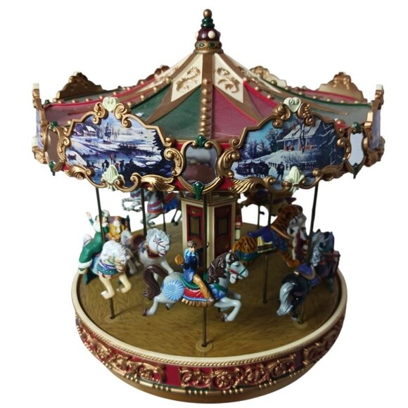 Mr. Christmas Carousel Holiday Carousel With Lights & Music multicolor - Picture 2 of 11
